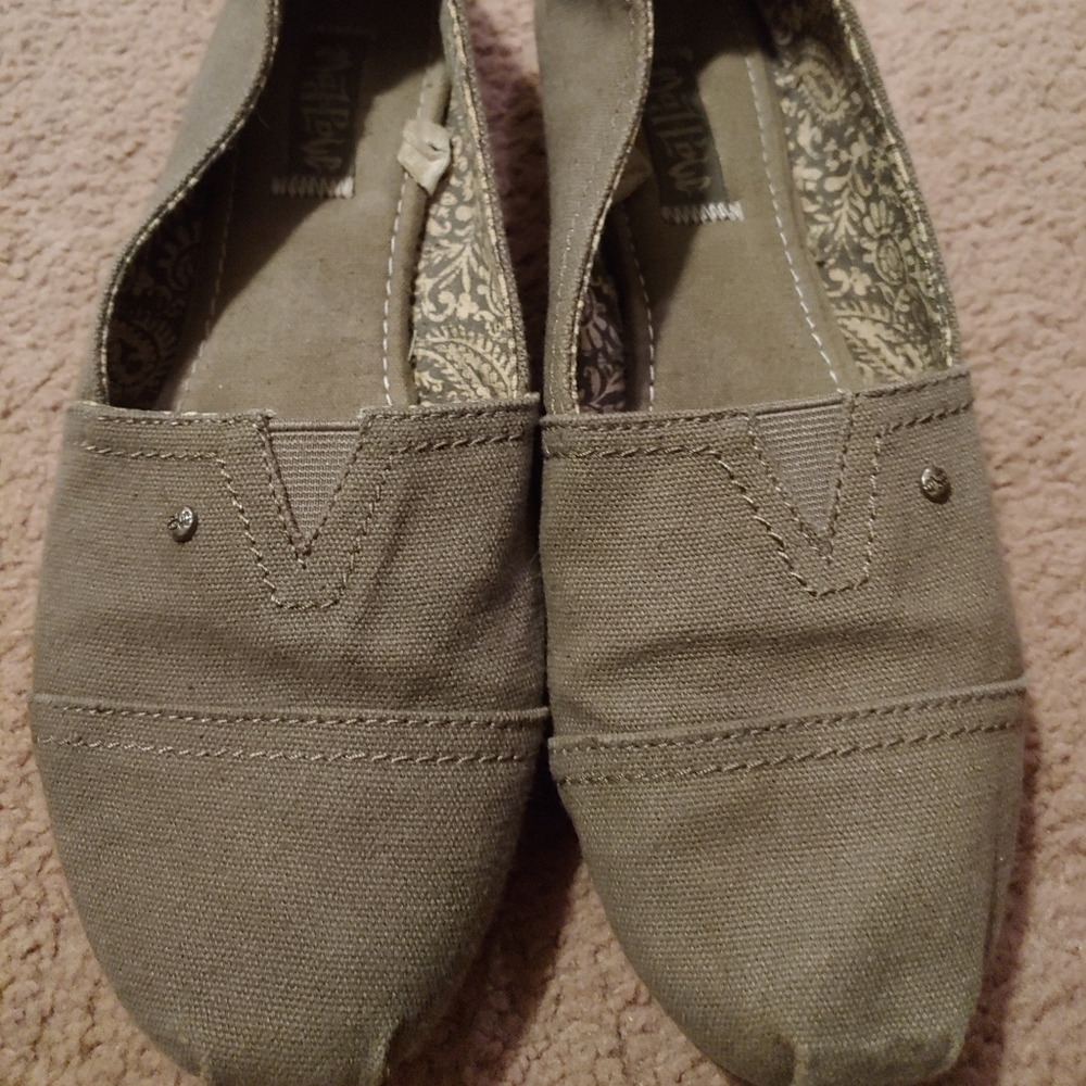 Taupe flats
